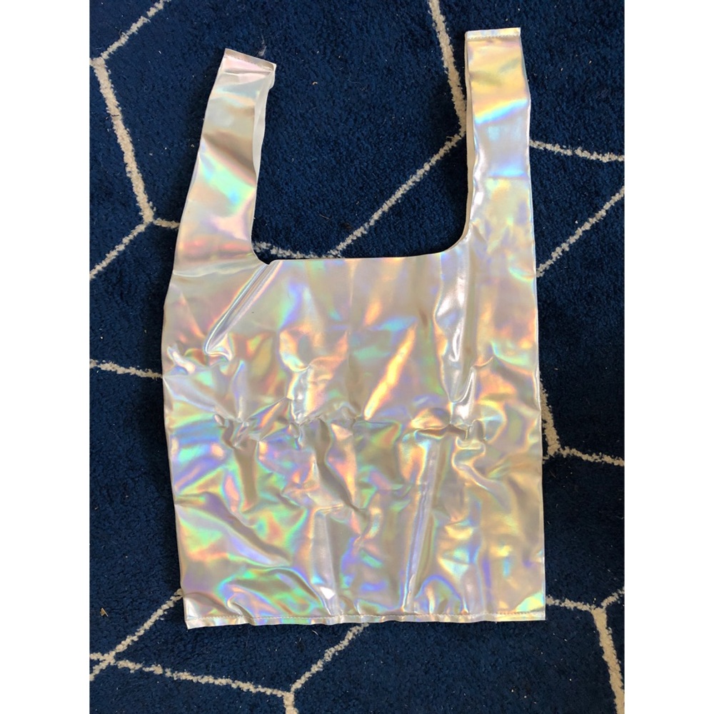 Patent Leather Holographic Bag